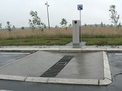 lozingspunt op camperplaats voor het lozen van grijswater uit camper